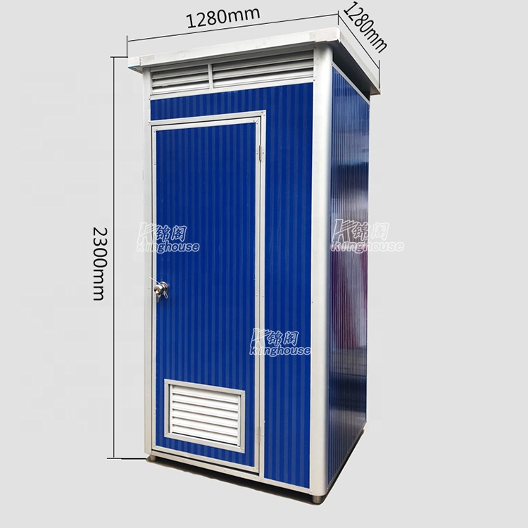 Temporary use portable wc chemical plastic EPS sandwich panel movable toilets cabin for outdoor portable toilet camping